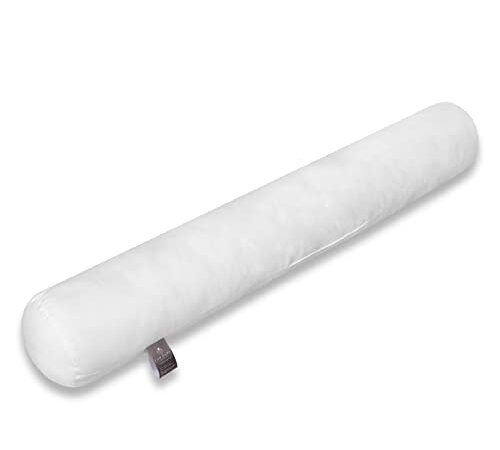 FAM Home Traversin 140 cm 1 pcs - Oreiller Traversin 21 x 140 - Polochon 140 cm pour 2 Personnes Orthopédique Respirant Lavable Fibres Creuses en Polyester Recyclé qualité hôtelière Douce