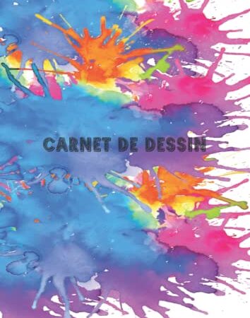 Carnet de Dessin: Grand Carnet A4 de 109 Pages Blanches - Cahier de Dessin de 21x29.7 cm