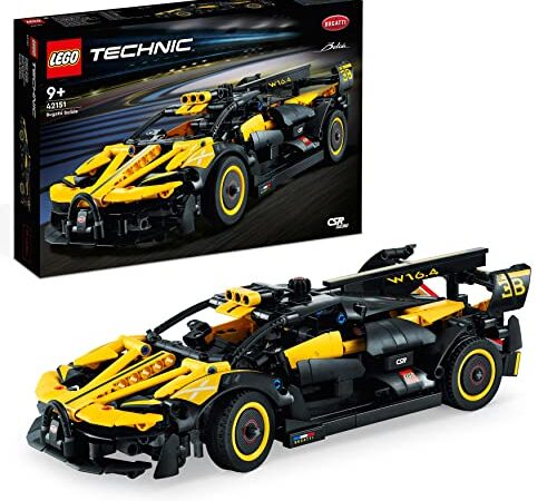 LEGO 42151 Technic Le Bolide Bugatti, Jouet de Voiture, de Course, Maquette à Construire de Véhicules Iconiques, à Collectionner, Enfants Dès 9 Ans
